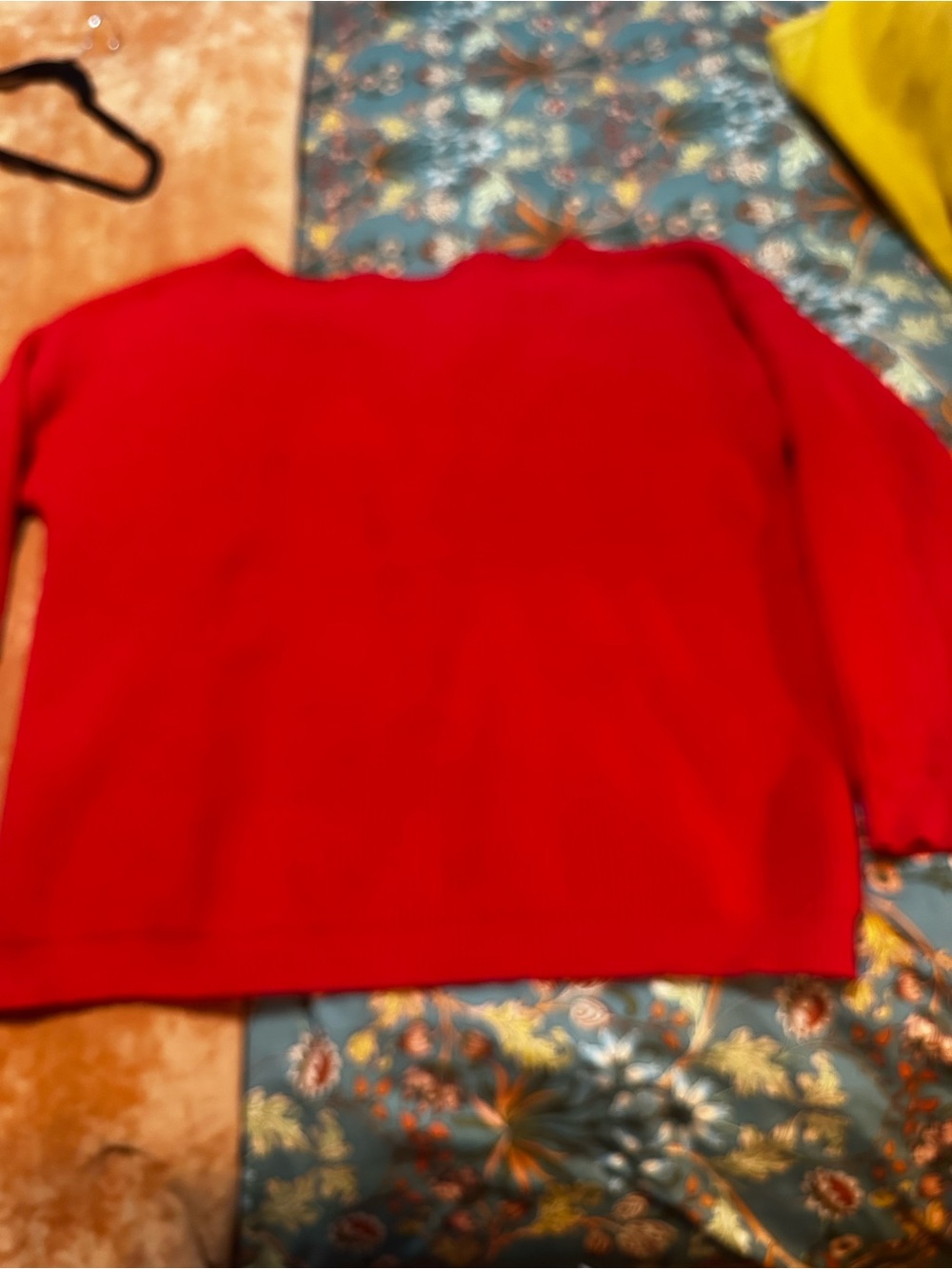 Bright Red Ribbed Knit Lounge Pants and Top - Picture 7 of 9